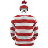 Where's Waldo Waldo Waldo & Friends Wo ist Walter? T-shirt Tee Langarm Cosplay Kostüm - cosplaycartde
